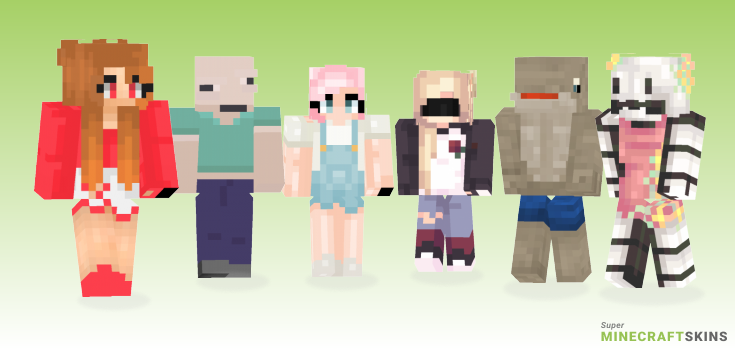 Confused Minecraft Skins - Best Free Minecraft skins for Girls and Boys