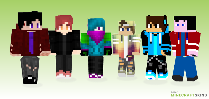 Cool dude Minecraft Skins - Best Free Minecraft skins for Girls and Boys