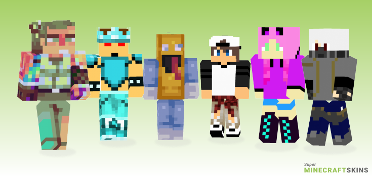 Coolest Minecraft Skins - Best Free Minecraft skins for Girls and Boys