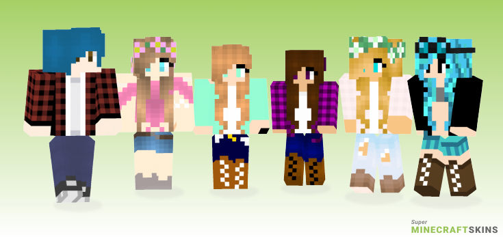 Country Minecraft Skins - Best Free Minecraft skins for Girls and Boys