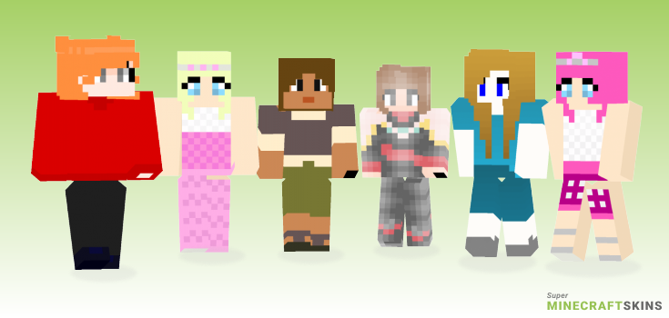 Courtney Minecraft Skins - Best Free Minecraft skins for Girls and Boys