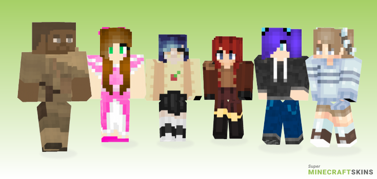 Cover Minecraft Skins - Best Free Minecraft skins for Girls and Boys