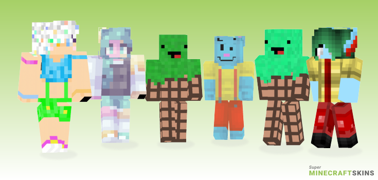 Cream Minecraft Skins - Best Free Minecraft skins for Girls and Boys