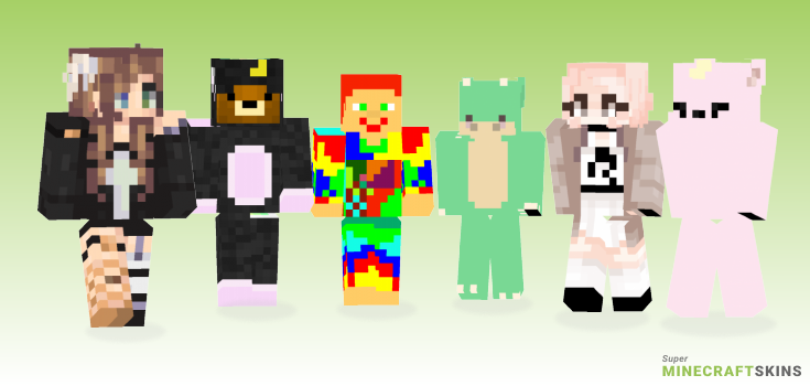 Creative Minecraft Skins - Best Free Minecraft skins for Girls and Boys