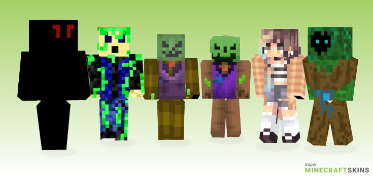 Creep Minecraft Skins - Best Free Minecraft skins for Girls and Boys