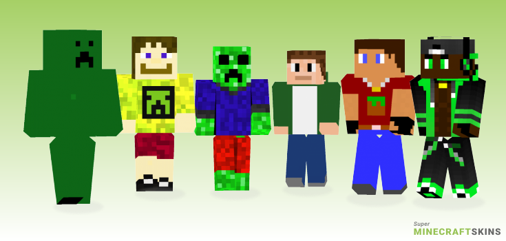 Creeper guy Minecraft Skins - Best Free Minecraft skins for Girls and Boys
