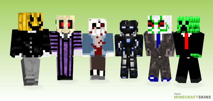 Creepy Minecraft Skins - Best Free Minecraft skins for Girls and Boys