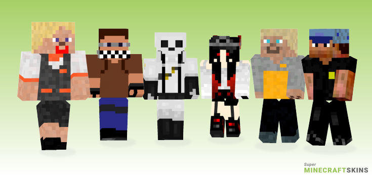 Crew Minecraft Skins - Best Free Minecraft skins for Girls and Boys