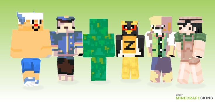 Crossing Minecraft Skins - Best Free Minecraft skins for Girls and Boys