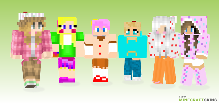 Cupcake Minecraft Skins - Best Free Minecraft skins for Girls and Boys