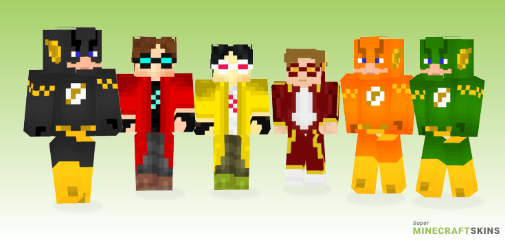 Custom speedster Minecraft Skins - Best Free Minecraft skins for Girls and Boys