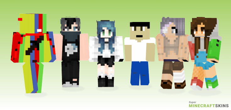 Cut Minecraft Skins - Best Free Minecraft skins for Girls and Boys