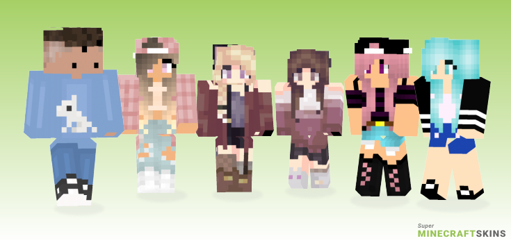 Cute teen Minecraft Skins - Best Free Minecraft skins for Girls and Boys