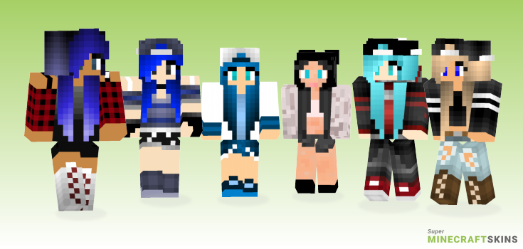 Cute tomboy Minecraft Skins - Best Free Minecraft skins for Girls and Boys