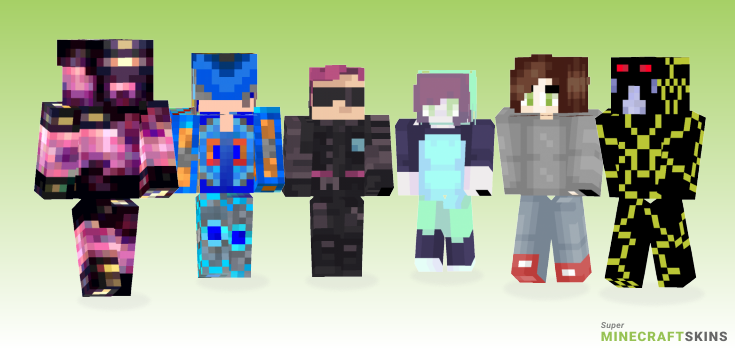 Cyber Minecraft Skins - Best Free Minecraft skins for Girls and Boys