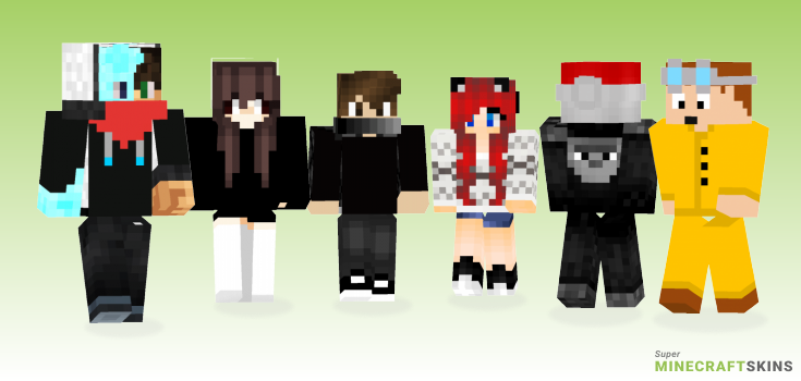 Dab Minecraft Skins - Best Free Minecraft skins for Girls and Boys