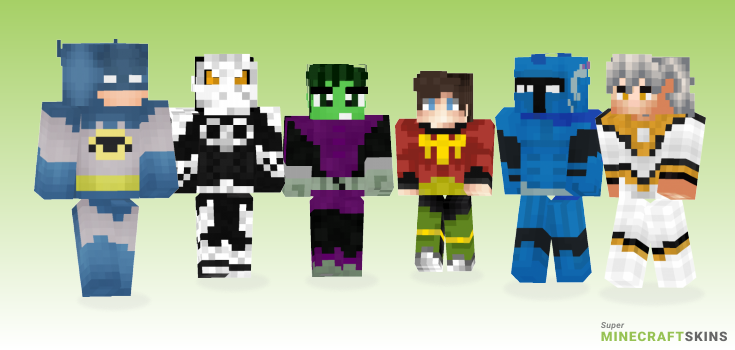 Dc comics Minecraft Skins - Best Free Minecraft skins for Girls and Boys