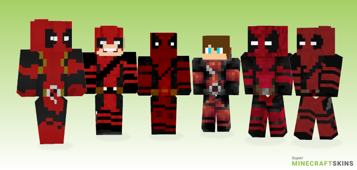 Deadpool Minecraft Skins - Best Free Minecraft skins for Girls and Boys