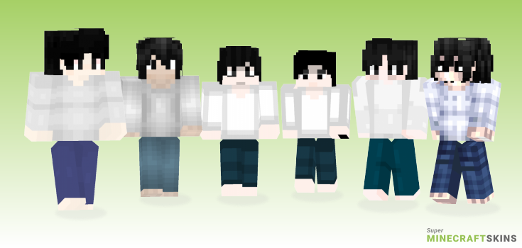 Death note Minecraft Skins - Best Free Minecraft skins for Girls and Boys