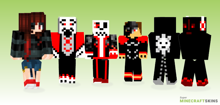 Deathtale Minecraft Skins - Best Free Minecraft skins for Girls and Boys
