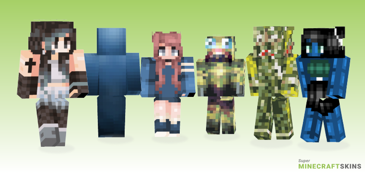 Deep Minecraft Skins - Best Free Minecraft skins for Girls and Boys
