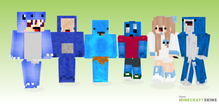 Derpy blue Minecraft Skins - Best Free Minecraft skins for Girls and Boys