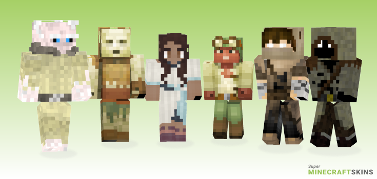 Desert Minecraft Skins - Best Free Minecraft skins for Girls and Boys