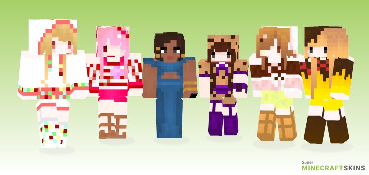 Dessert Minecraft Skins - Best Free Minecraft skins for Girls and Boys