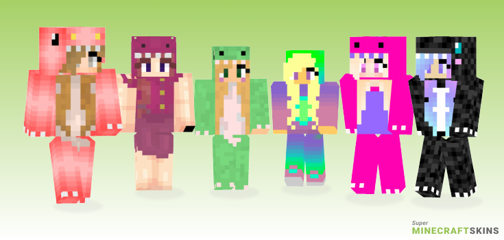 Dino Minecraft Skins - Best Free Minecraft skins for Girls and Boys
