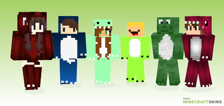 Dinosaur Minecraft Skins - Best Free Minecraft skins for Girls and Boys