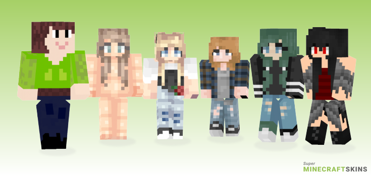 Dirty Minecraft Skins - Best Free Minecraft skins for Girls and Boys