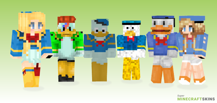 Donald duck Minecraft Skins - Best Free Minecraft skins for Girls and Boys