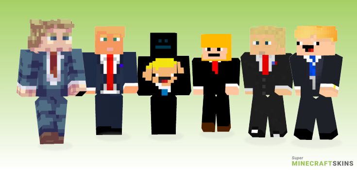 Donald trump Minecraft Skins - Best Free Minecraft skins for Girls and Boys