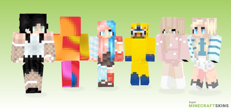 Dots Minecraft Skins - Best Free Minecraft skins for Girls and Boys