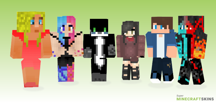 Double Minecraft Skins - Best Free Minecraft skins for Girls and Boys