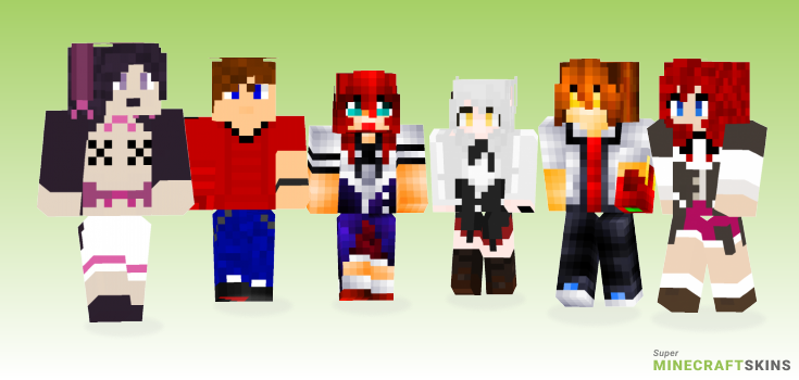 Dxd Minecraft Skins - Best Free Minecraft skins for Girls and Boys