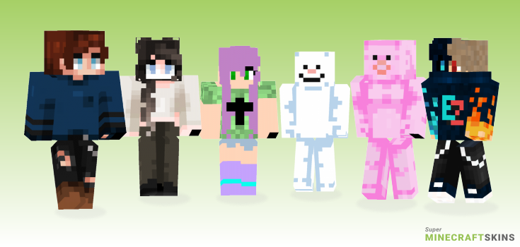 Easy Minecraft Skins - Best Free Minecraft skins for Girls and Boys