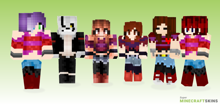 Echotale Minecraft Skins - Best Free Minecraft skins for Girls and Boys