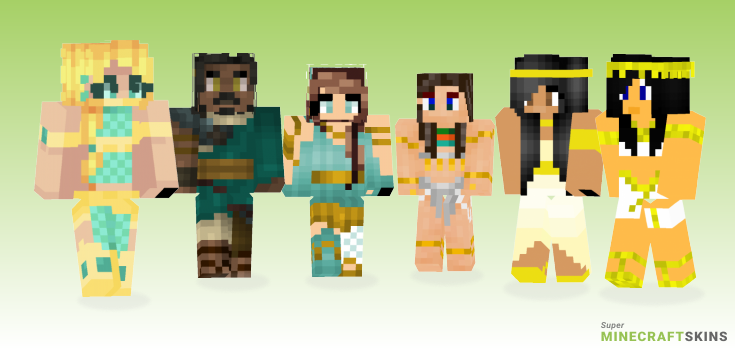 Egyptian Minecraft Skins - Best Free Minecraft skins for Girls and Boys