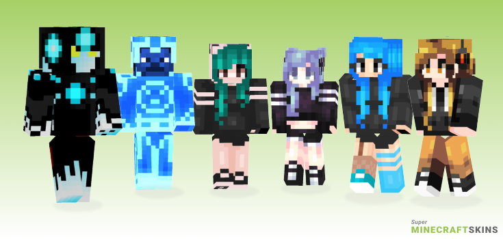 Electricity Minecraft Skins - Best Free Minecraft skins for Girls and Boys
