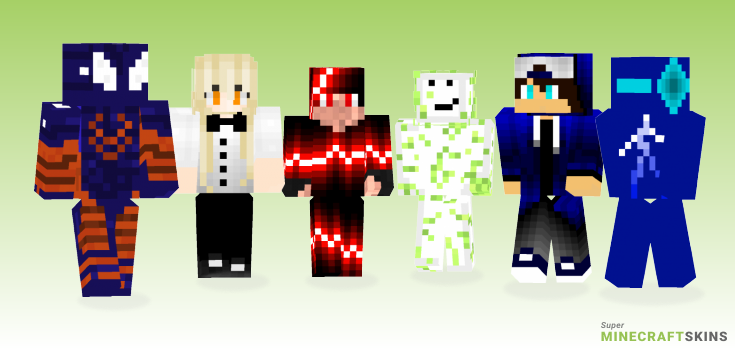 Electro Minecraft Skins - Best Free Minecraft skins for Girls and Boys