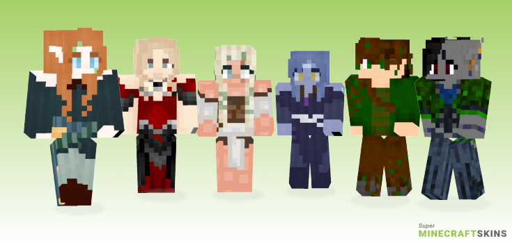 Elven Minecraft Skins - Best Free Minecraft skins for Girls and Boys