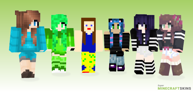Emily Minecraft Skins - Best Free Minecraft skins for Girls and Boys
