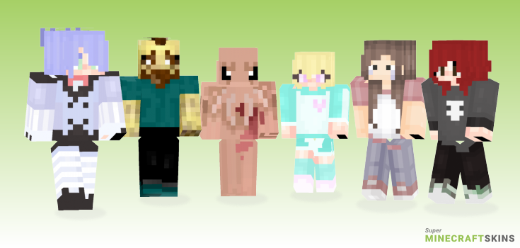 Emotional Minecraft Skins - Best Free Minecraft skins for Girls and Boys