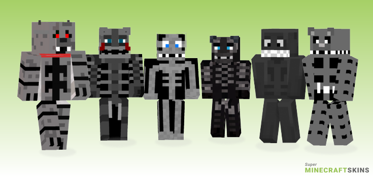 Endoskeleton Minecraft Skins - Best Free Minecraft skins for Girls and Boys