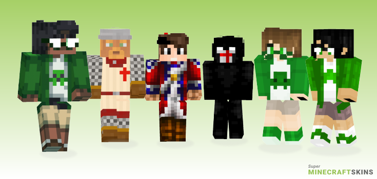 English Minecraft Skins - Best Free Minecraft skins for Girls and Boys