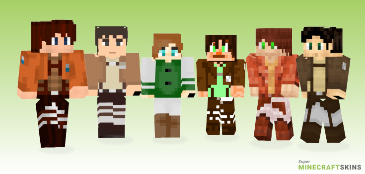 Eren jaeger Minecraft Skins - Best Free Minecraft skins for Girls and Boys
