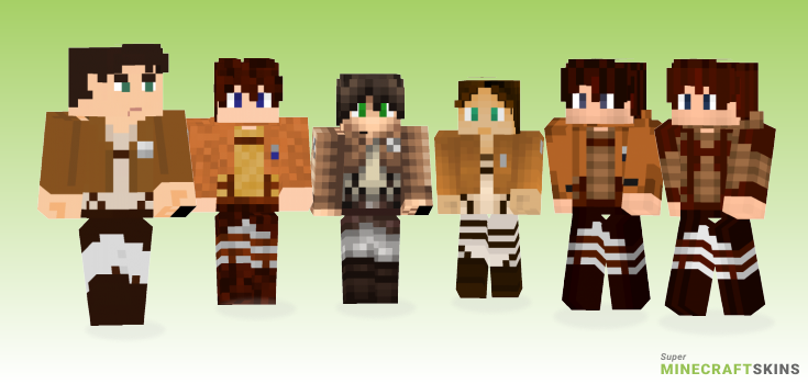 Eren jeager Minecraft Skins - Best Free Minecraft skins for Girls and Boys