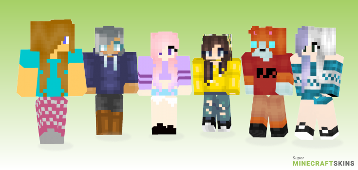 Every day Minecraft Skins - Best Free Minecraft skins for Girls and Boys