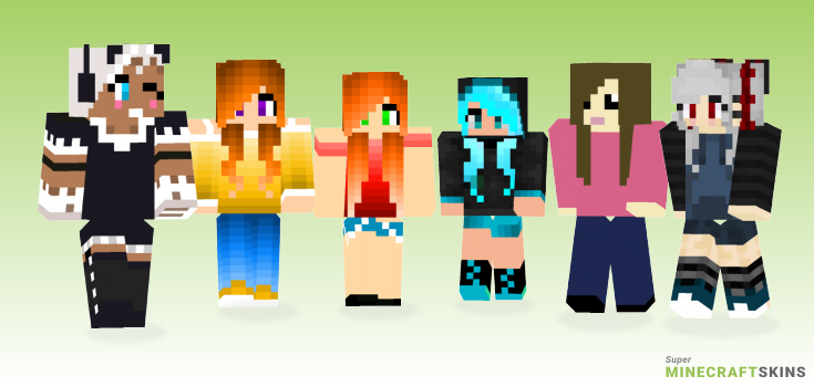 Eyed girl Minecraft Skins - Best Free Minecraft skins for Girls and Boys